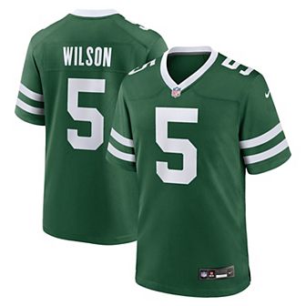 Men's Nike Garrett Wilson Legacy Green New York Jets Game Jersey