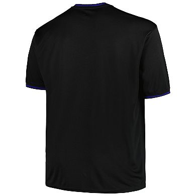 Men's Profile Black Chicago Cubs Big & Tall Pop Fashion Jersey