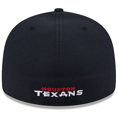 Men's New Era Navy Houston Texans Omaha Low Profile 59FIFTY Fitted Hat