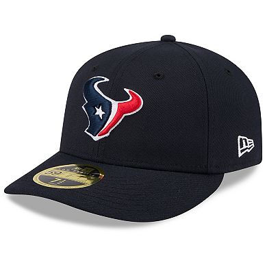 Men's New Era Navy Houston Texans Omaha Low Profile 59FIFTY Fitted Hat