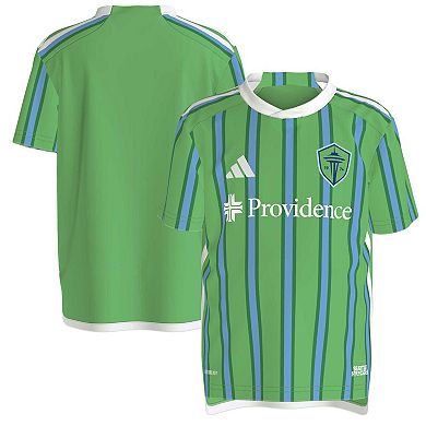 Toddler adidas Rave Green Seattle Sounders FC 2024 AEROREADY Team Jersey