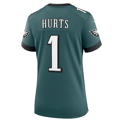 Women's Nike Jalen Hurts Midnight Green Philadelphia Eagles Team Game Jersey