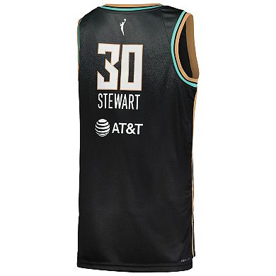 Unisex Nike Breanna StewartÂ Black New York Liberty Explorer Edition Victory Jersey