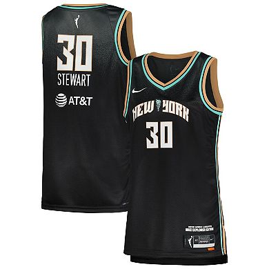 Unisex Nike Breanna StewartÂ Black New York Liberty Explorer Edition Victory Jersey
