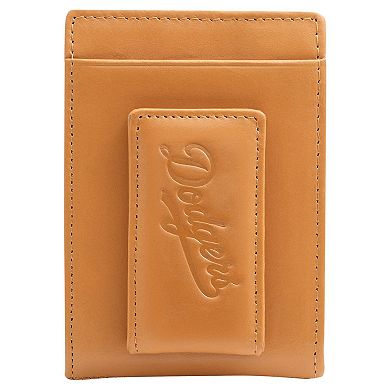 Lusso Los Angeles Dodgers Olson Leather Cardholder