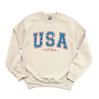 Simply Sage Market USA 1776 Stars Sweatshirt