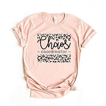 Leopard Chaos Coordinator Short Sleeve Graphic Tee