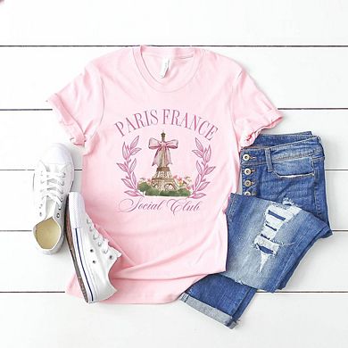 Coquette Paris Social Club Short Sleeve Graphic Tee