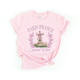 Coquette Paris Social Club Short Sleeve Graphic Tee