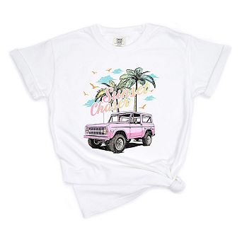 Sunset Chaser Jeep Garment Dyed Tees