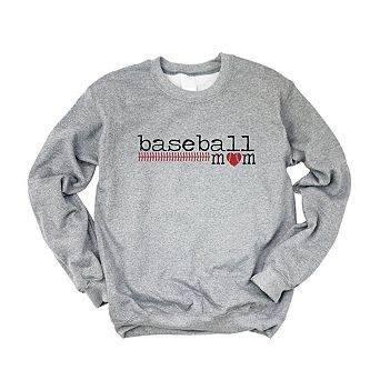 Baseball Mom Colorful Sweatshirt