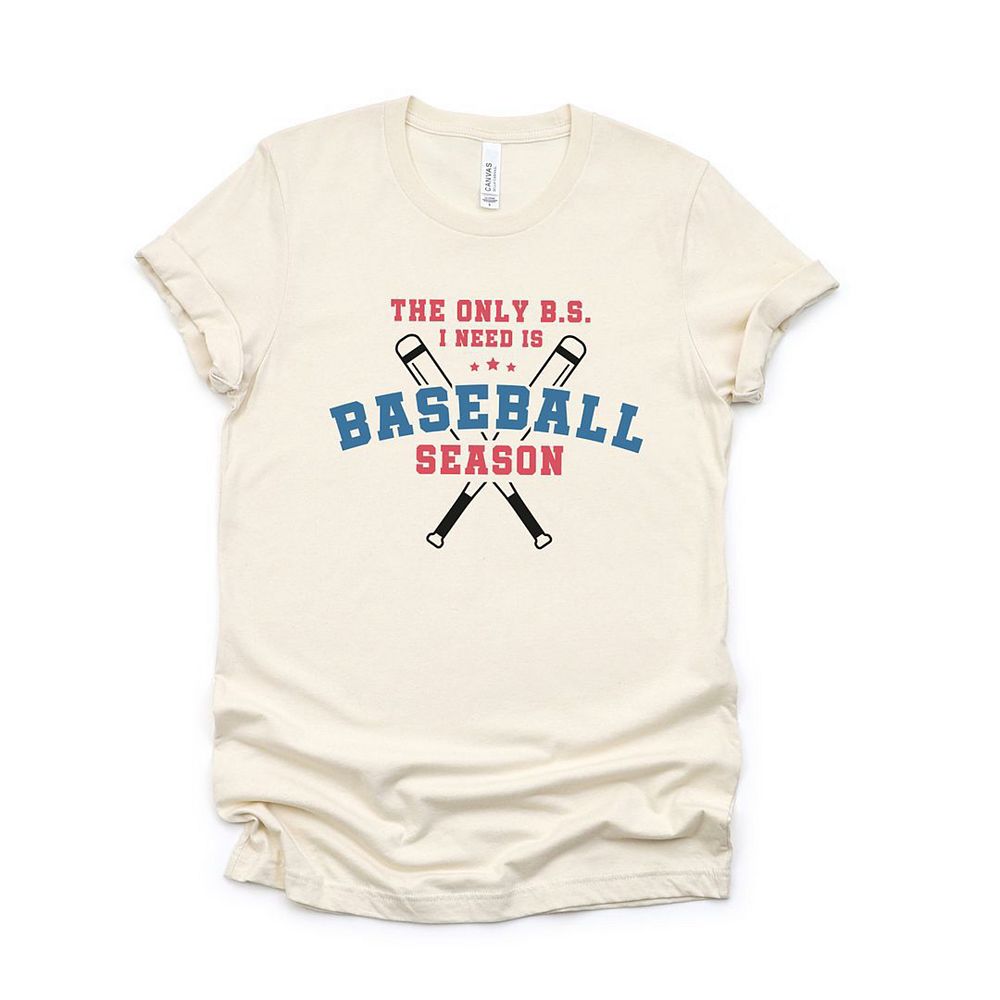 Baseball Season Bats Short Sleeve Graphic Tee