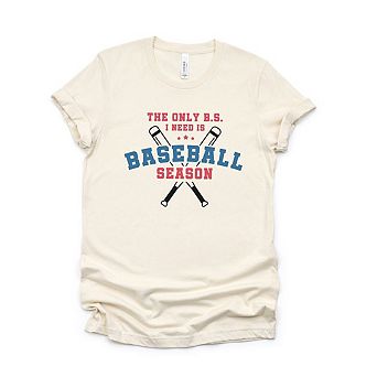 Baseball Season Bats Short Sleeve Graphic Tee