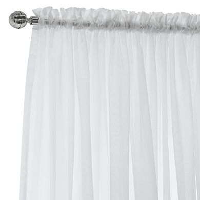 Premium Texture And Supple Drapeability Rod Pocket Light Filtering Curtain Panel