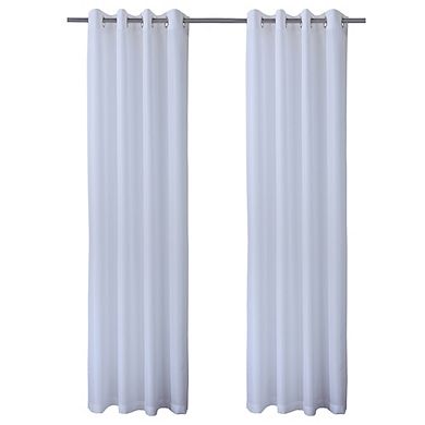 Light Filtering Satiny Look And Feel Provide Privacy Grommet Outdoor Panel Pair