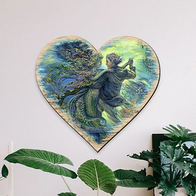 For The Love Of Mermaid Coastal Outdoor Decor By Josephine Wall