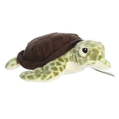 Aurora Medium Green Eco Nation Eco Hugs 12" Sea Turtle Eco-friendly Stuffed Animal