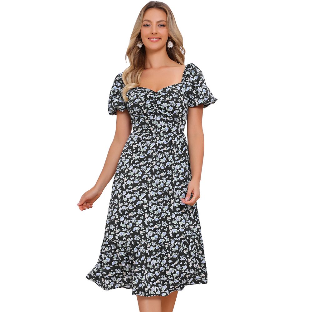 blue and white floral maxi dress Madrid Ruffle Floral Maxi Dress Blue | Wedding Guest Dress