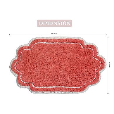 Home Weavers Allure Collection 100% Cotton Tufted Extra Soft And Absorbent Bath Rugs