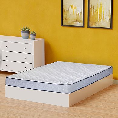 Continental Sleep, 7" Medium Firm High Density Foam Mattress, Cooler Sleep