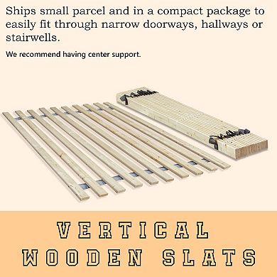 Continental Sleep, 0.68" Vertical Wooden Bunkie Board/bed Slats