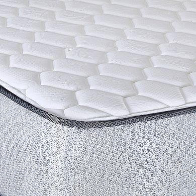 Continental Sleep, 8" Medium Firm High Density Foam Mattress, Cooler Sleep