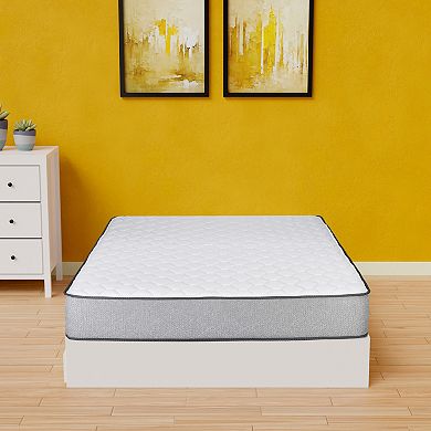 Continental Sleep, 8" Medium Firm High Density Foam Mattress, Cooler Sleep