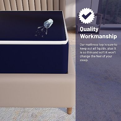 Continental Sleep, 7" Medium Firm Water Resistance Nylon Vinyl Foam Mattress