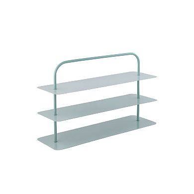 Minimalist 9-pair 3-tier Iron Thin Flat Plate Shoe Rack