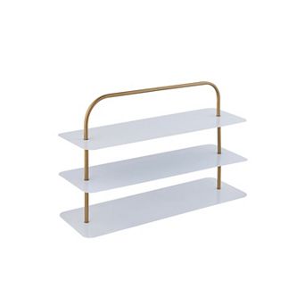 Minimalist 9-pair 3 tier Iron Thin Flat Plate Shoe Rack
