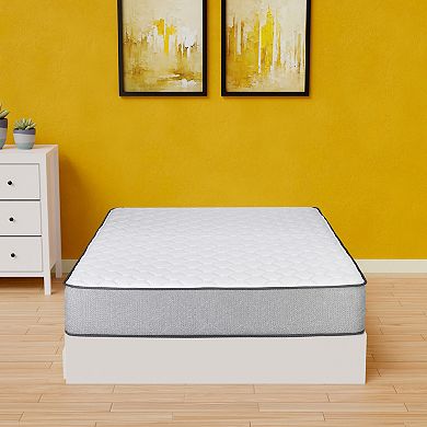Continental Sleep, 10" Medium Firm High Density Foam Mattress, Cooler Sleep