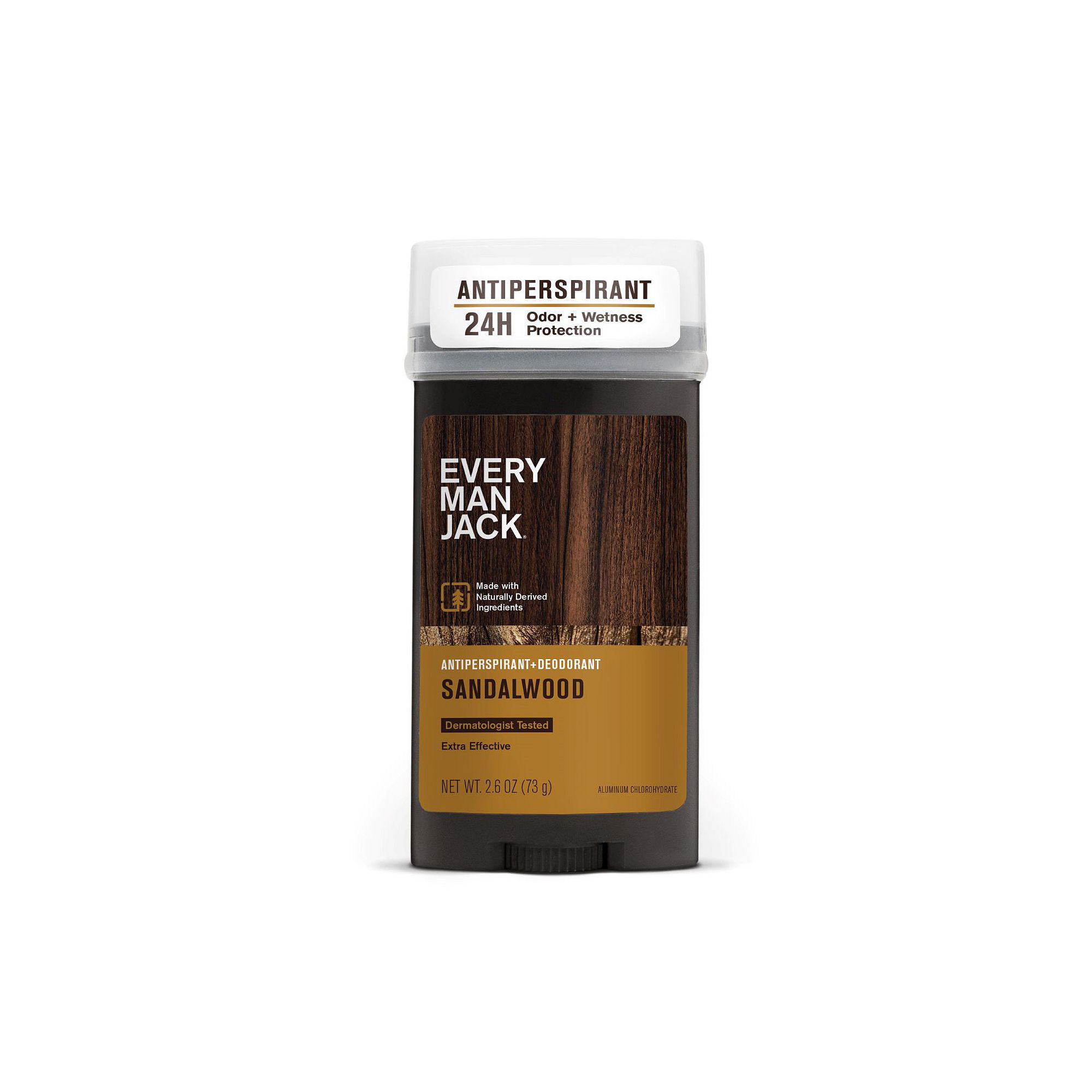 Every Man Jack Anti-Perspirant Deodorant, Sandalwood