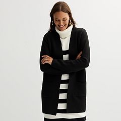 Kohls womens black cardigan deals