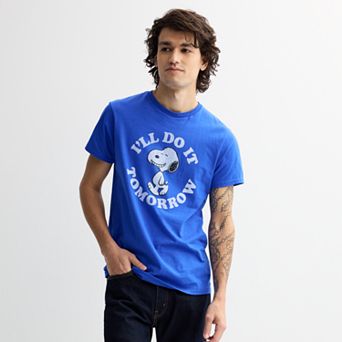 Men's Peanuts Snoopy Tomorrow Graphic Tee