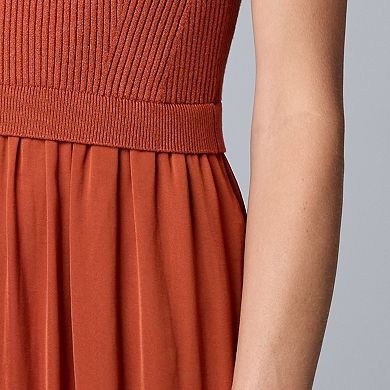 Women's Simply Vera Vera Wang Mockneck Knit Midi Dress