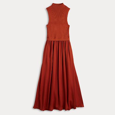 Women's Simply Vera Vera Wang Mockneck Knit Midi Dress