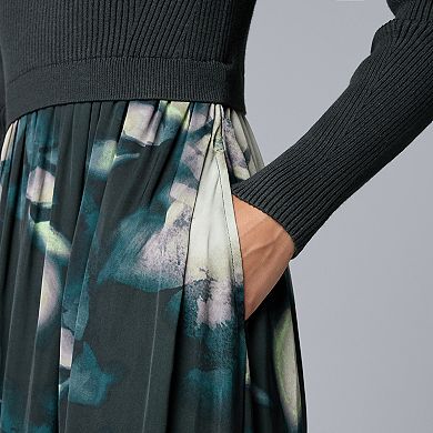 Women's Simply Vera Vera Wang Pleated Midi Dress
