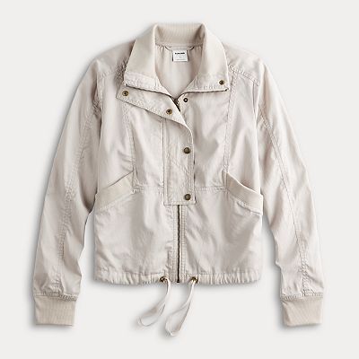 Kohls womens utility jacket best sale