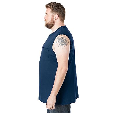 Boulder Creek by KingSize Men's Big & Tall Heavyweight Pocket Muscle Tee