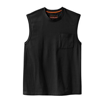 Boulder Creek By Kingsize Men's Big & Tall Heavyweight Pocket Muscle Tee
