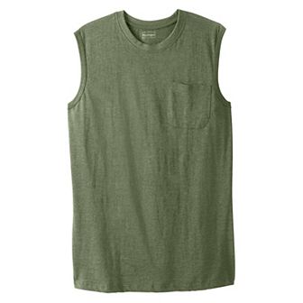 Boulder Creek by KingSize Men's Big & Tall Heavyweight Pocket Muscle Tee