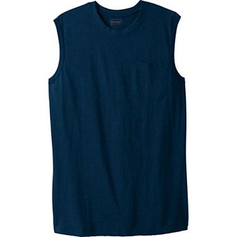 Boulder Creek By Kingsize Men's Big & Tall Heavyweight Pocket Muscle Tee