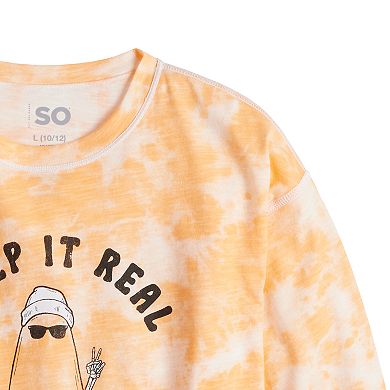 Dancing Demise Oversized Long Sleeve Graphic Tee main image 1