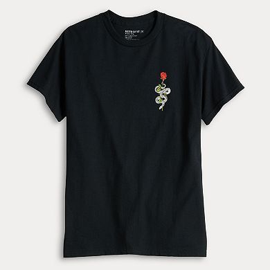 Men's Retrofit Rose & Snake Graphic Tee