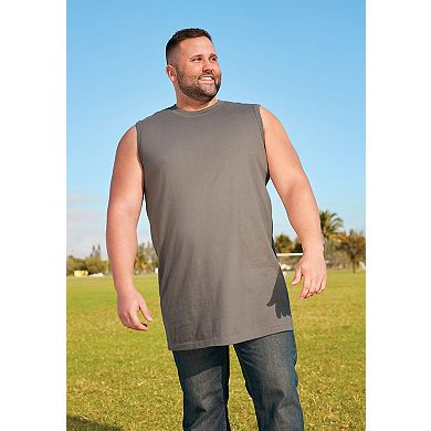 Boulder Creek By Kingsize Men's Big & Tall Longer-length Heavyweight Muscle Tee