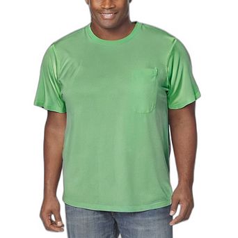 Boulder Creek by KingSize Men's Big & Tall Heavyweight Longer-Length Pocket Crewneck T-Shirt