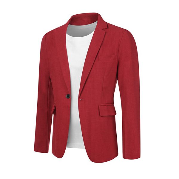 Bonamaison Herren Business Sakko – Klassisches Business-Blazer, Vielseitig Für Arbeit & Freizeit