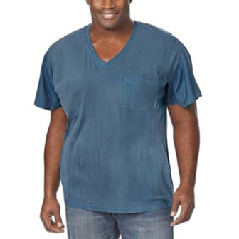 Boulder Creek by KingSize Men's Big & Tall Heavyweight Pocket V-Neck Tee