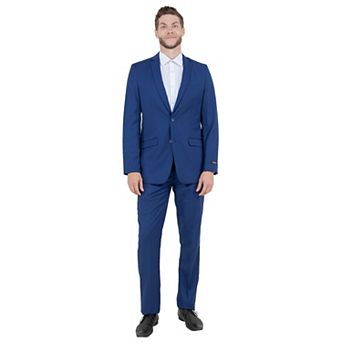 Men's Slim-Fit 2 pc Suit Set,Unhemmed-Open Bottom Dress Pants