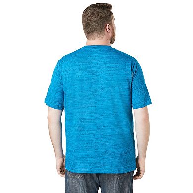 Boulder Creek By Kingsize Men's Big & Tall Heavyweight Jersey Crewneck T-shirt